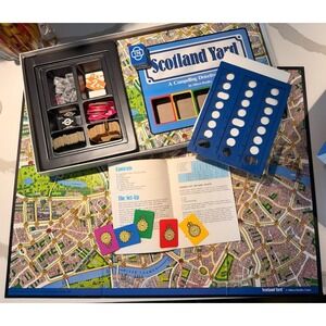 Milton Bradley Scotland Yard Game 1985 Complete Vintage See Video Free Ship